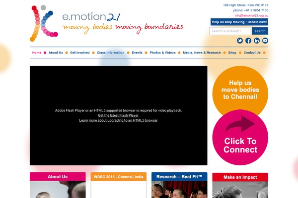 emotion21.org.au site used Emotion21