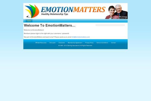 emotionmatters.com site used Emotion-matters