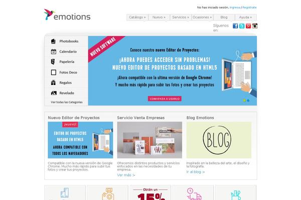emotions.cl site used Emotions