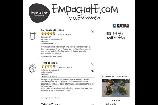 empachate.com site used Freshblog
