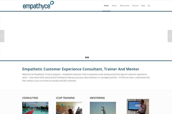 Enfold theme site design template sample