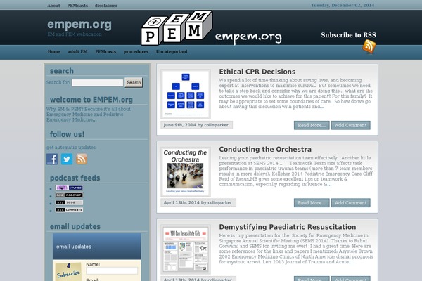 WordPress website example screenshot