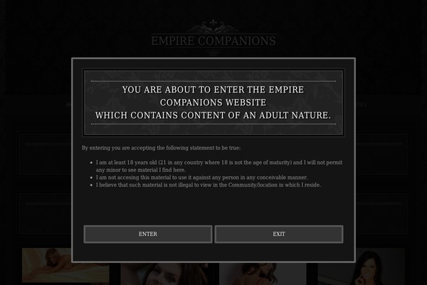 empire-companions.com site used Theagency-v2