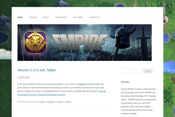 WordPress website example screenshot