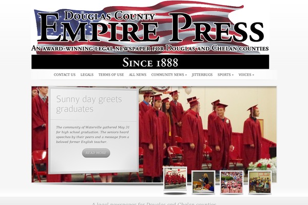 SimplePress theme site design template sample