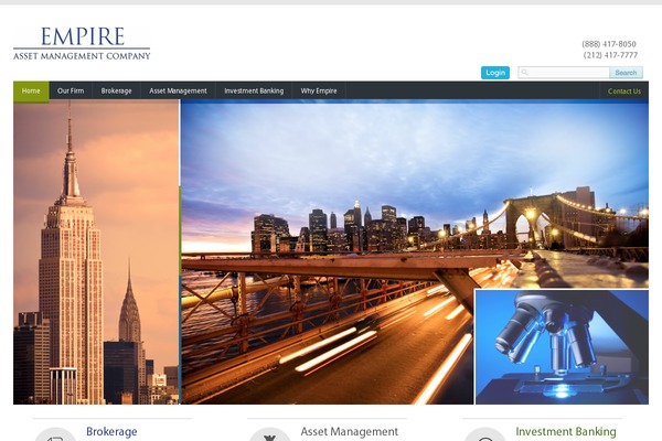 Empire theme site design template sample