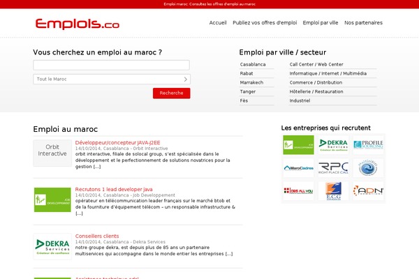 emplois.co site used Emplois.co