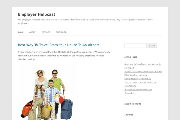 WordPress website example screenshot