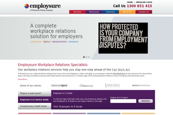 employsure.com.au site used Employsure-new