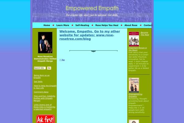 empoweredempath.com site used Rose