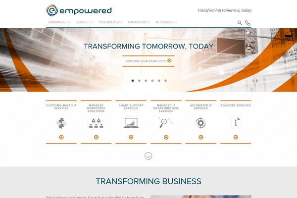 empowereduk.com site used Empowered Theme