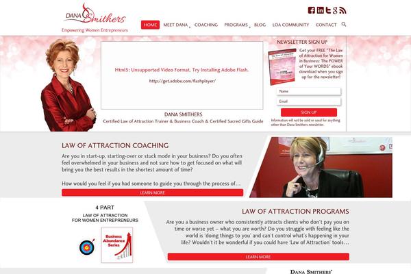 empoweredwomeninbusiness.ca site used Danasmithers