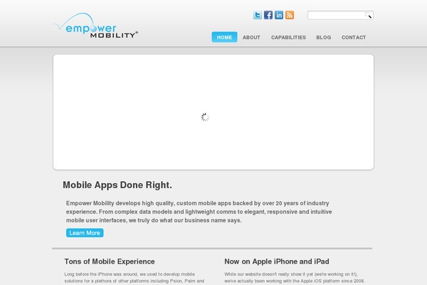 Emp theme site design template sample