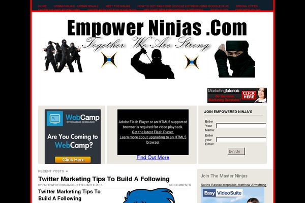 empowerninjas.com site used Ubt-firstclass