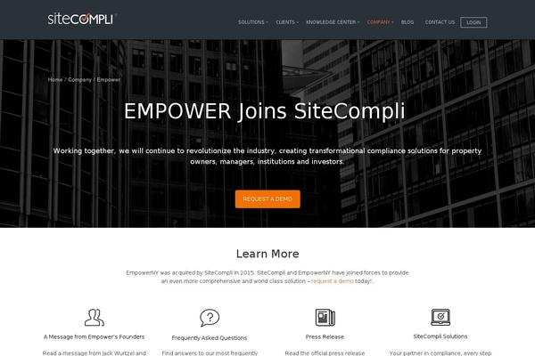 empowerny.com site used Sitecompli