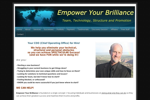 WordPress website example screenshot