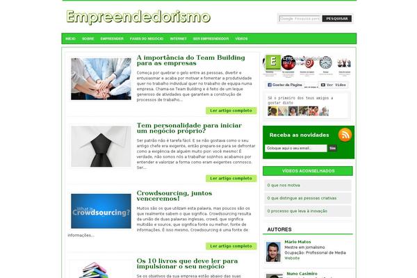 empreendedorismo.pt site used Sucesso