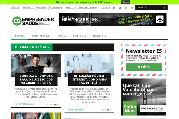 empreendersaude.com.br site used Saudebusinessplus