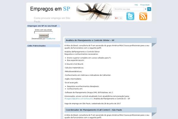 empregosemsp.com.br site used Themesp