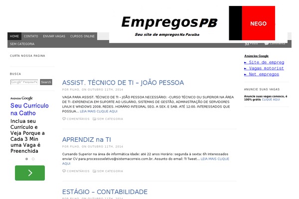 empregospb.com.br site used Flatroller