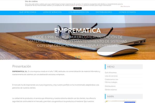 WordPress website example screenshot