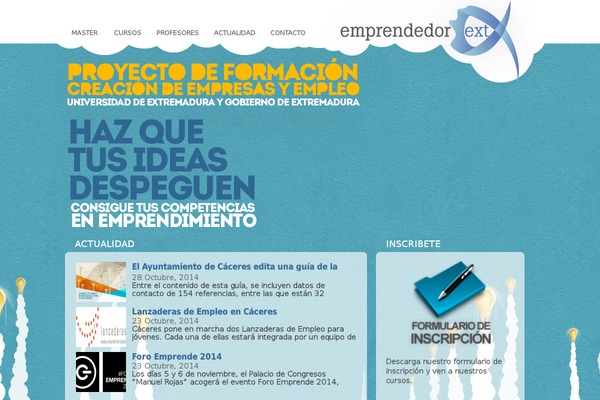 emprendedorext.es site used Higher-education