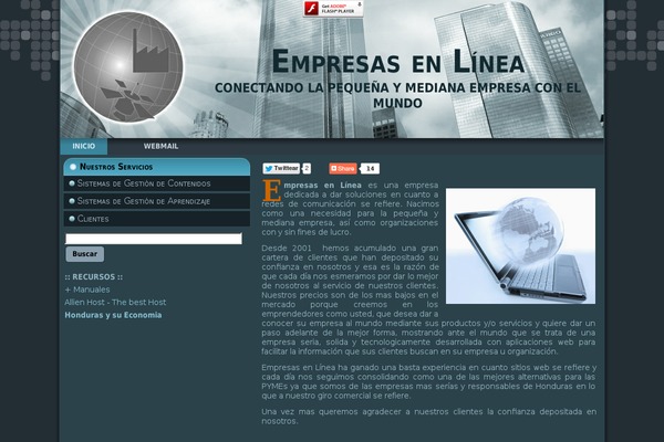 empresas-enlinea.com site used Azulgris