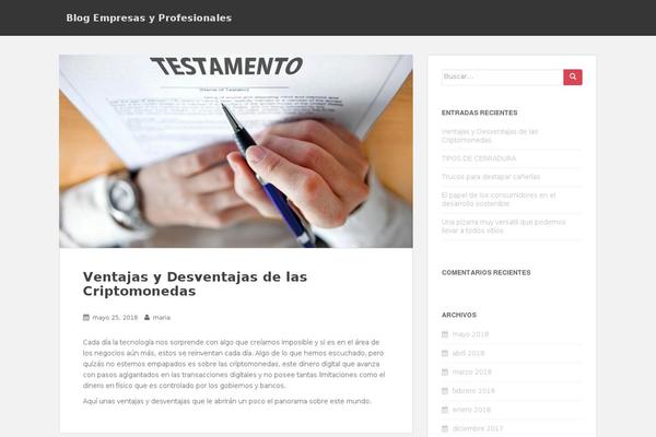 empresasyprofesionales.net site used Sparkling