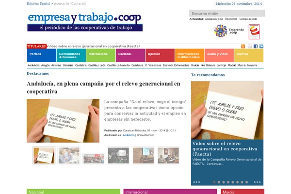 empresaytrabajo.coop site used Newspapertimes-single-pro-psd