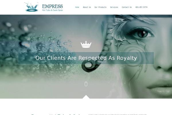 empresshottubs.com site used Empress