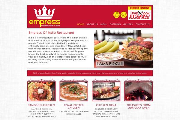 empressofindia.ca site used Empress