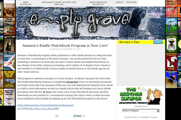 empty-grave.com site used Thesis 1.8