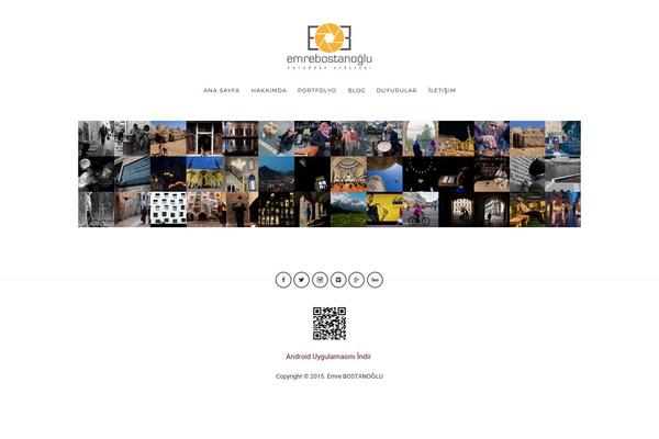 Photographer theme site design template sample