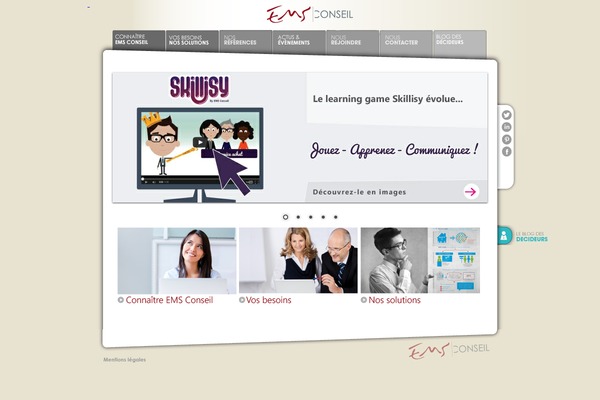 ems-conseil.com site used Ems_template