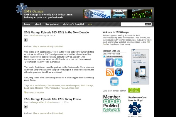 emsgarage.com site used Black Splat WR