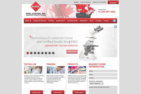 emslcanada.ca site used Emsl_canada