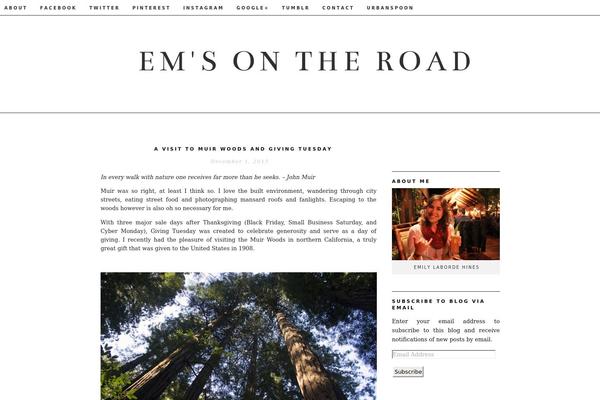 emsontheroad.com site used Hay