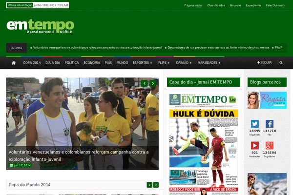 emtempo.com.br site used Aet