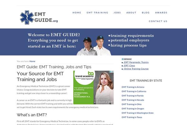 WordPress website example screenshot