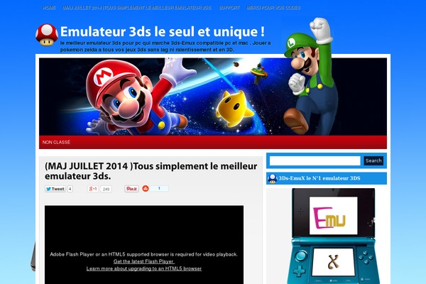 emulateur-3ds.net site used Marioland