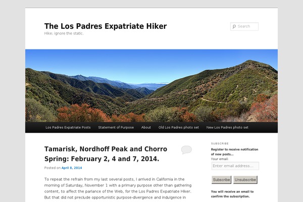 WordPress website example screenshot