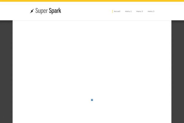 Superspark-v1-01 theme site design template sample