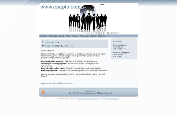 WordPress website example screenshot