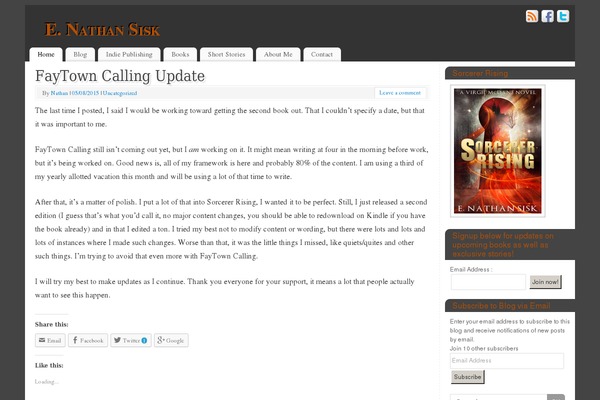 WordPress website example screenshot