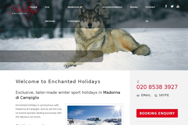 WordPress website example screenshot