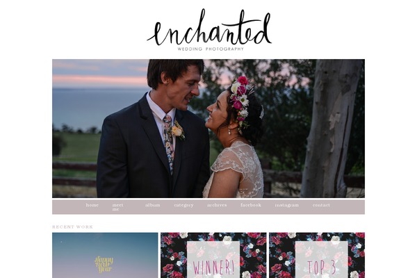 enchantedweddingphotography.com site used Prophoto4