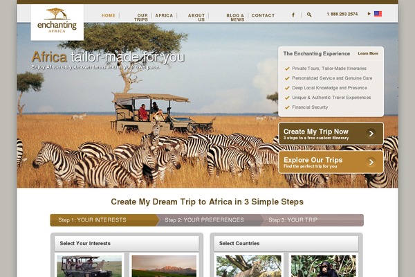 enchanting-africa.com site used Enchanting