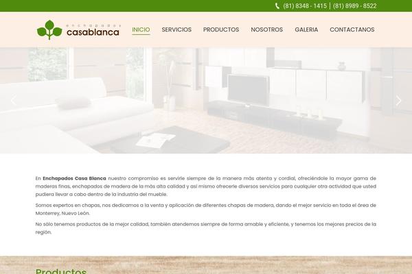 The7 Child theme site design template sample