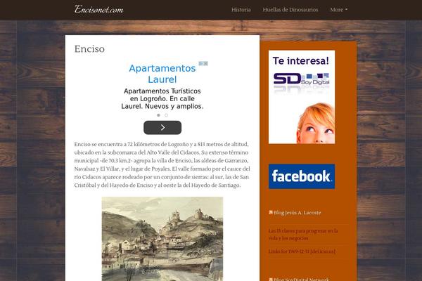 Espressionista theme site design template sample