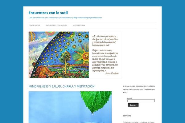 Twenty Twelve theme site design template sample